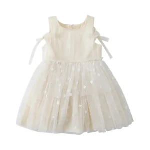 YOEHYAUL X2296 Manufacturer Wholesale Summer Sleeveless Casual Kid Dress Princess Lack Toddler Tutu Dress 1Year Girl Baby Dress