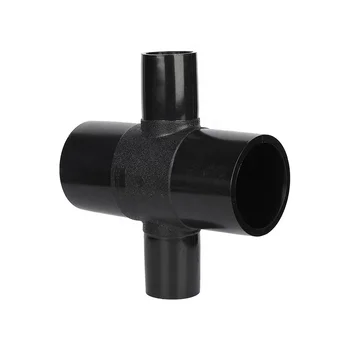 Cost-effective Butt Fusion Pe100 Material Reducing Cross Tee Hdpe Pipe 