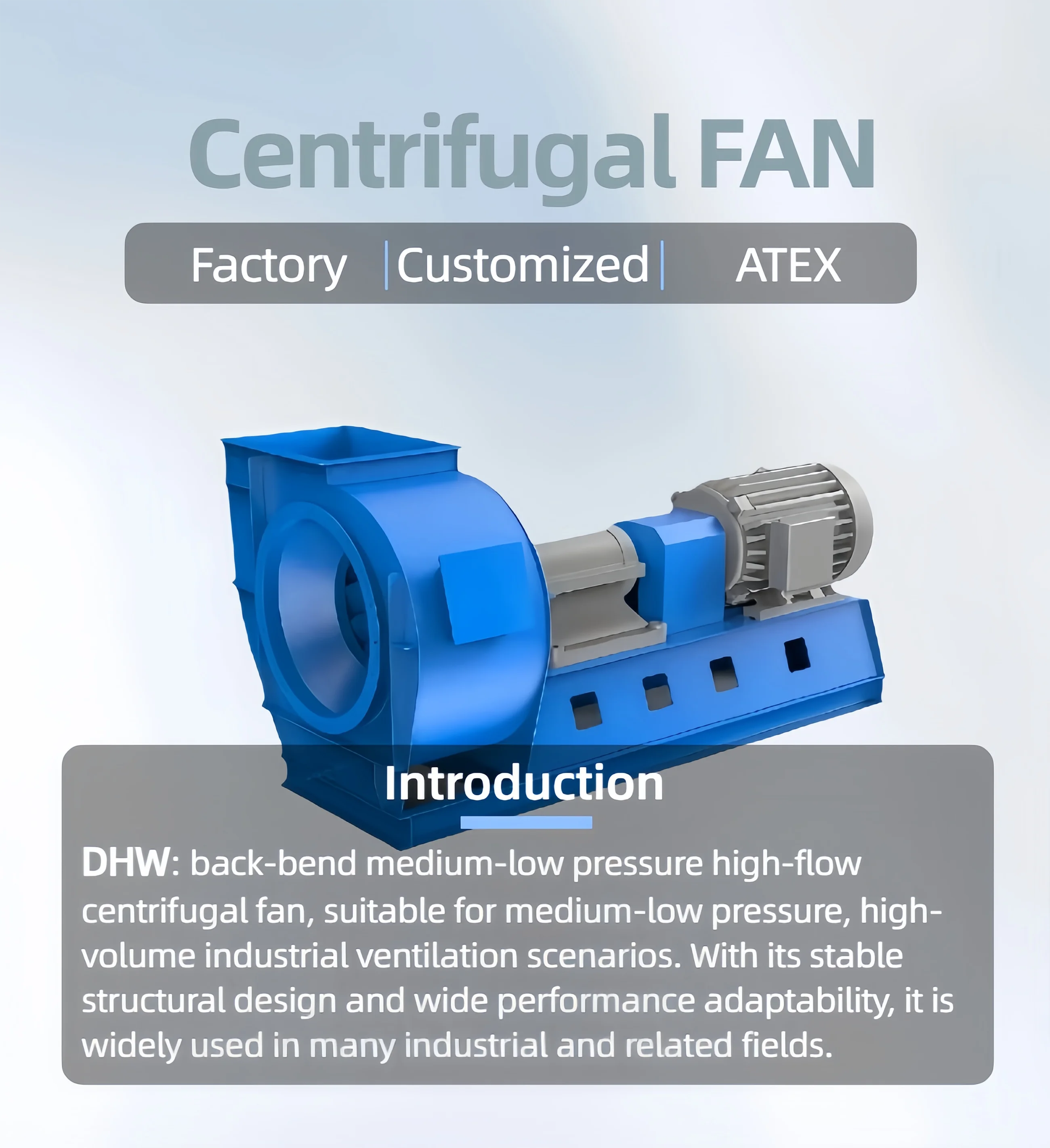 Centrifugal Fan, ATEX, Copper - detail 2
