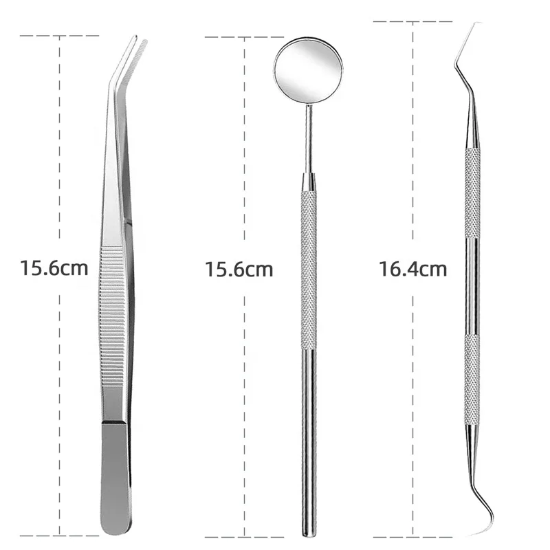 Dental Tools Instruments Stainless Steel Dental Hygiene Kit Set Dental ...