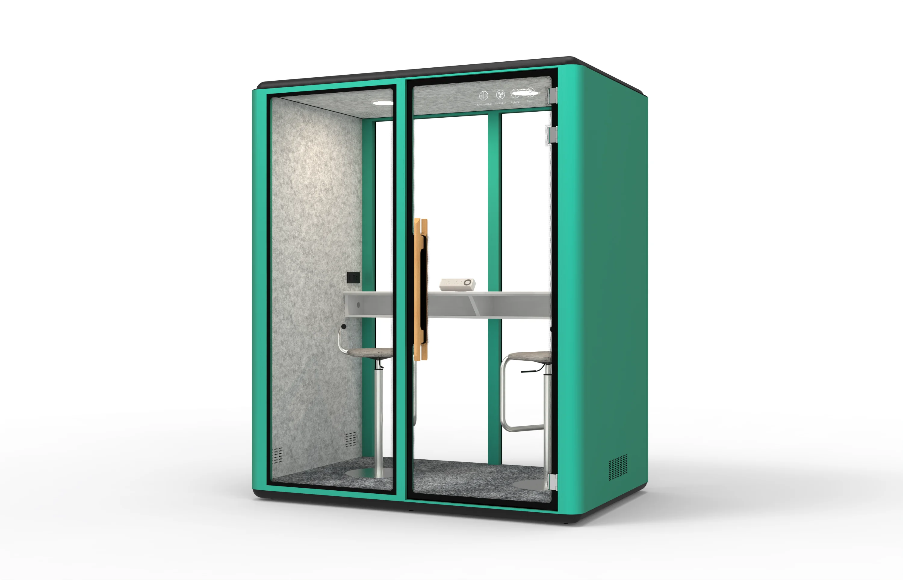 European Style Work Office Pod Well-Decorated Soundproof Phone Booth Home Office Studio Villa Indoor Bathroom Apartment Bedroom 11