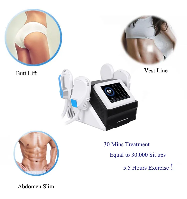 2021 Newest Portable EMSLIM Build Muscle Equipment Electromagnetic Sculpt Body Slimming Machine