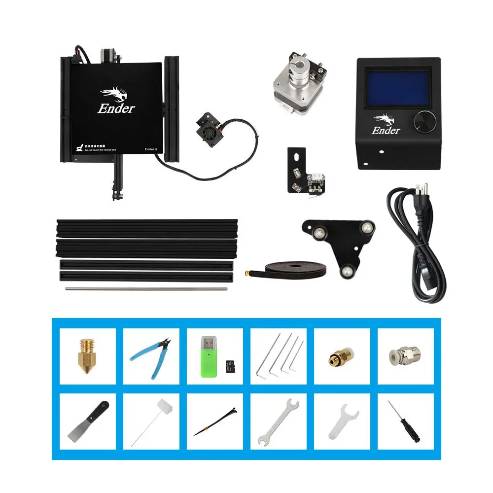 Ender 3 Pro 3D Printer with Certified Power Supply and Removable Build Surface Plate Consumer Electronics