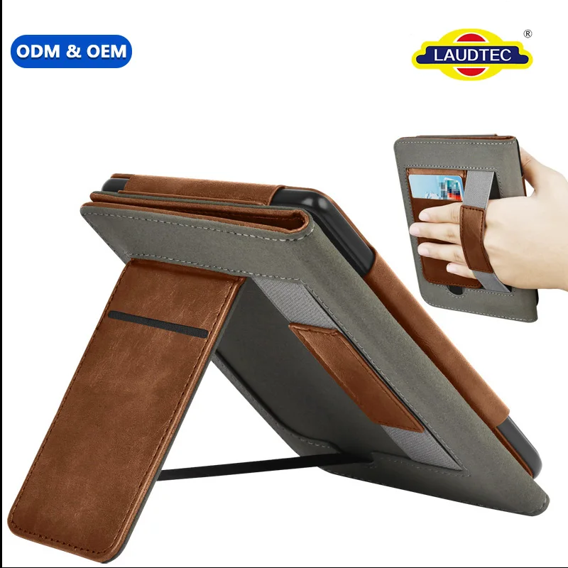 Étui de protection personnalisé sur moule privé pour liseuse de 6 pouces — compatible avec Kobo Clara 2E / Clara Color / BW — étui en similicuir PU magnétique avec fonction de mise en veille/réveil
