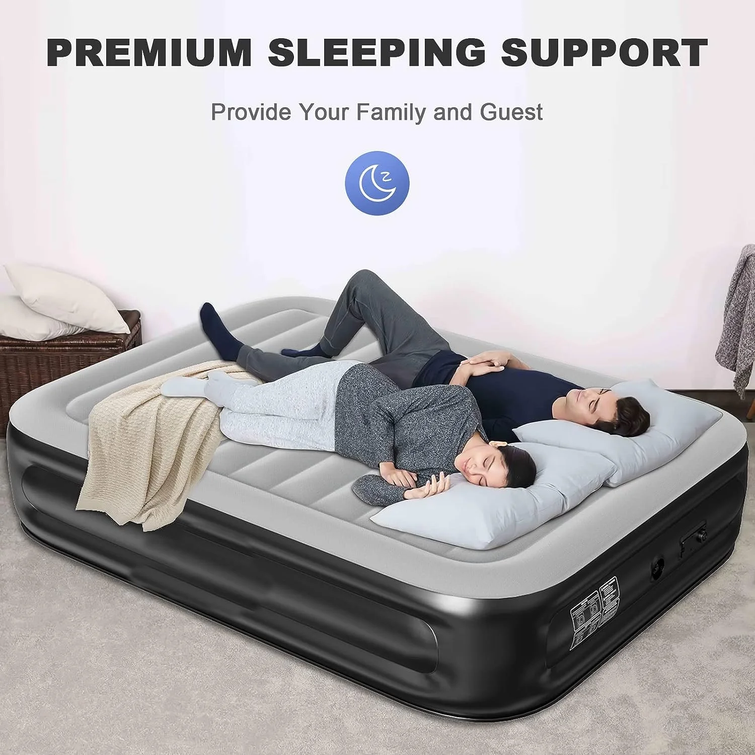 Factory Price Inflatable Airbed Alternating Full Size Air Mattress With