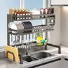 Black*55cm*2-tier Rack Only
