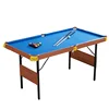 Table de billard bleue pliante de 1,4 m