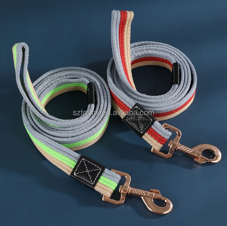Factory Direct Sales Pet Canvas Traction Rope Lengthened And Thickened