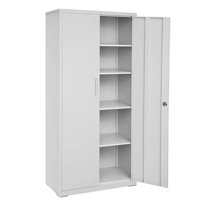 Metal Cabinet Storage 2 Door File Cabinet With Swing Door 2 Door Steel ...