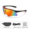 Red frame Colorful lenses