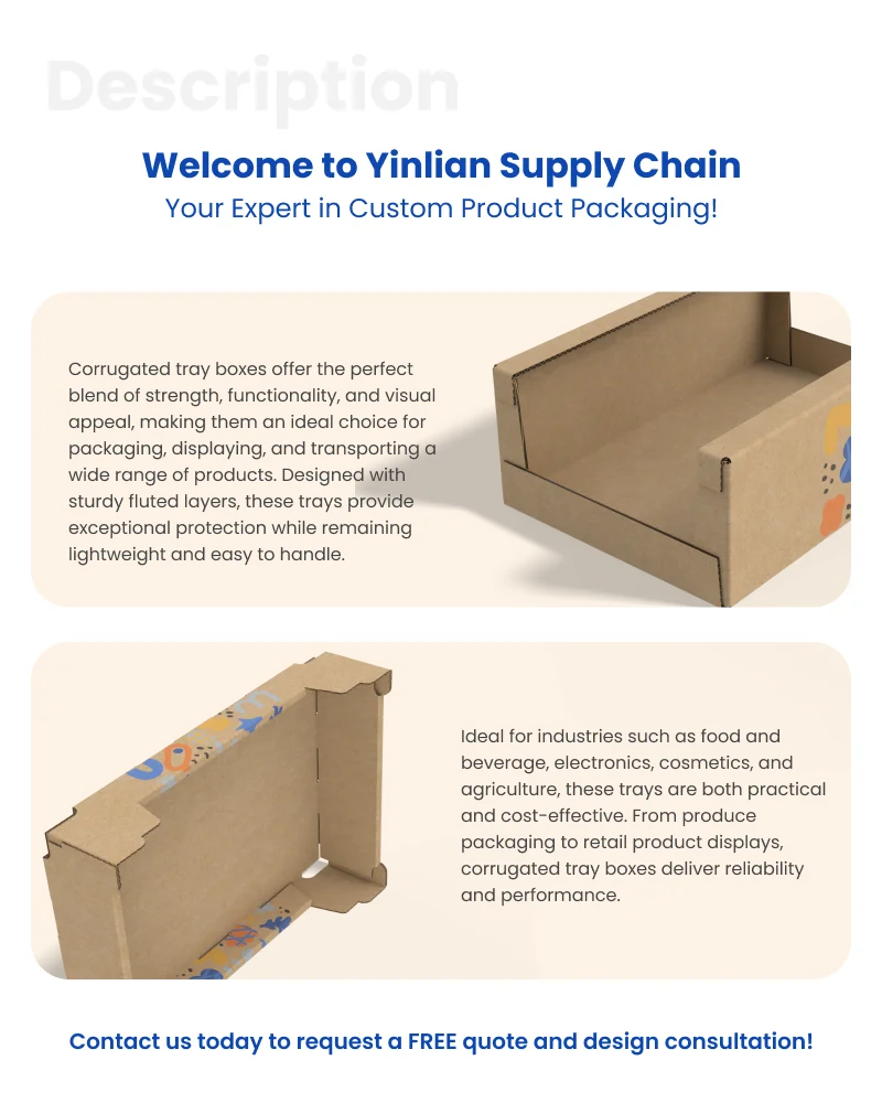 Custom Recyclable Eco-Friendly Corrugated Paper Box for Agricultural Eggs Vegetables Chili Food Matt Lamination Embossing