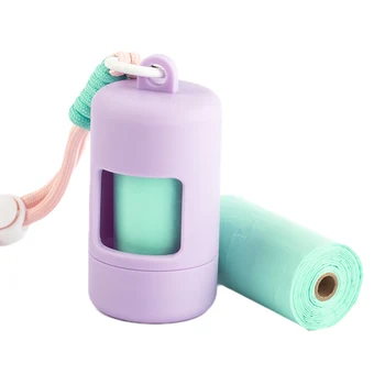 Pet Waste Bags Dog Poop Leak Proof Bags with Dispenser Unscented