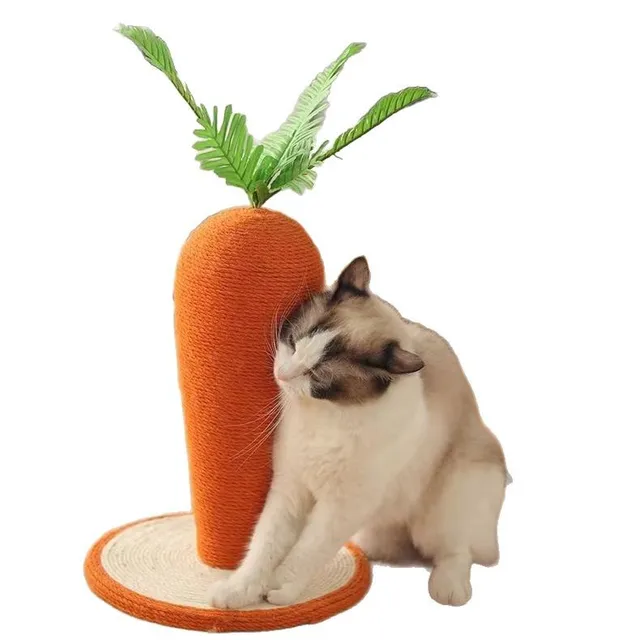 Carrot Cat Scratch Board Climbing Tree Small Scratcher Column Funny Cat Toy Nest Integrated Cat Climbing Frame