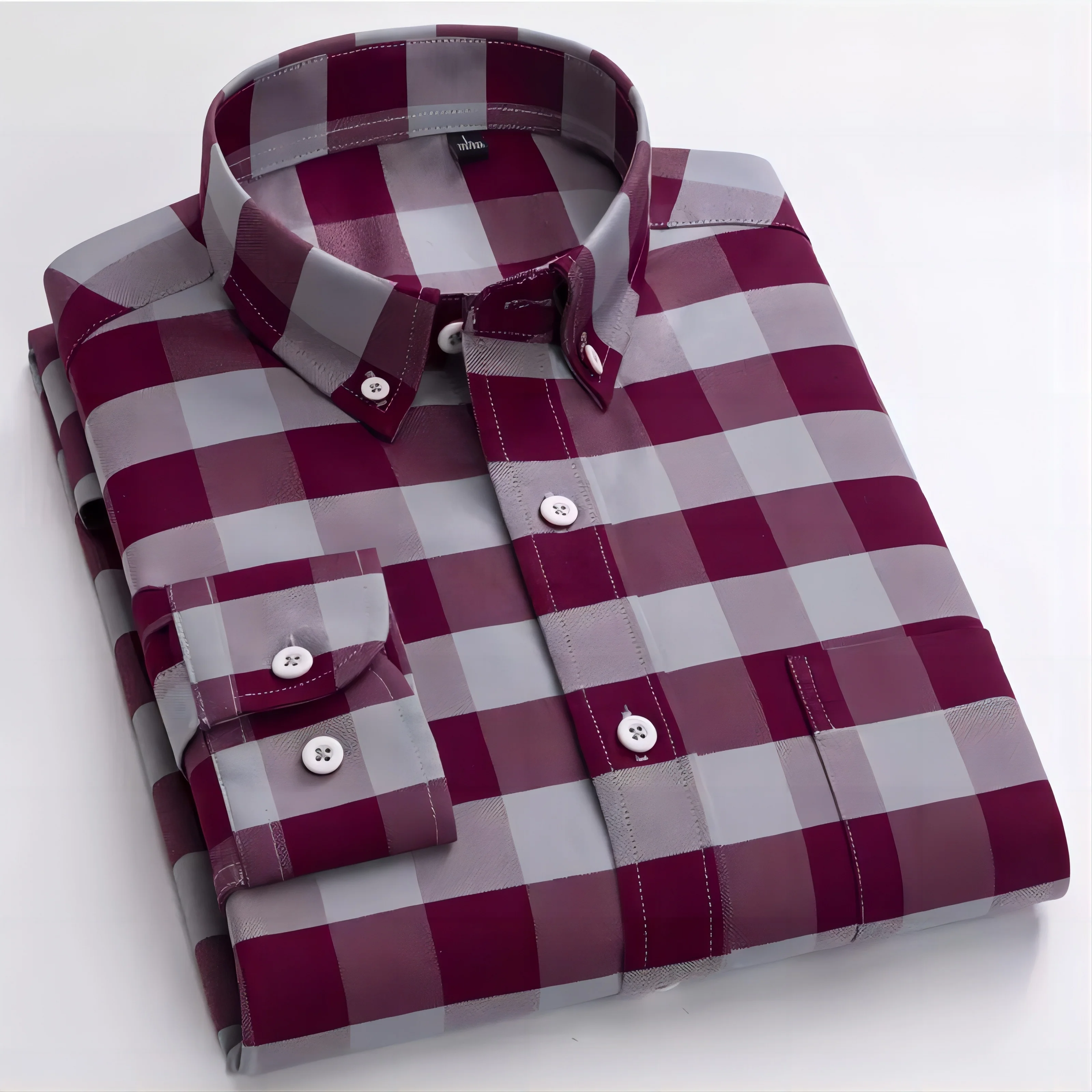 Camicie eleganti con colletto rovesciato in stile inglese, camicie