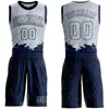 Silver- Navy