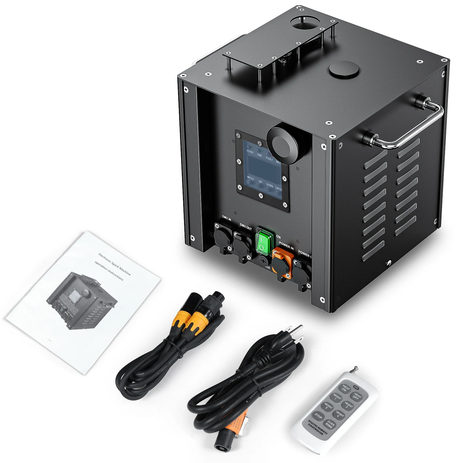 Máquina De Chispas Frías U'King 700W - Efecto Escenario DMX Para Fiestas, Bodas Y Eventos DJ