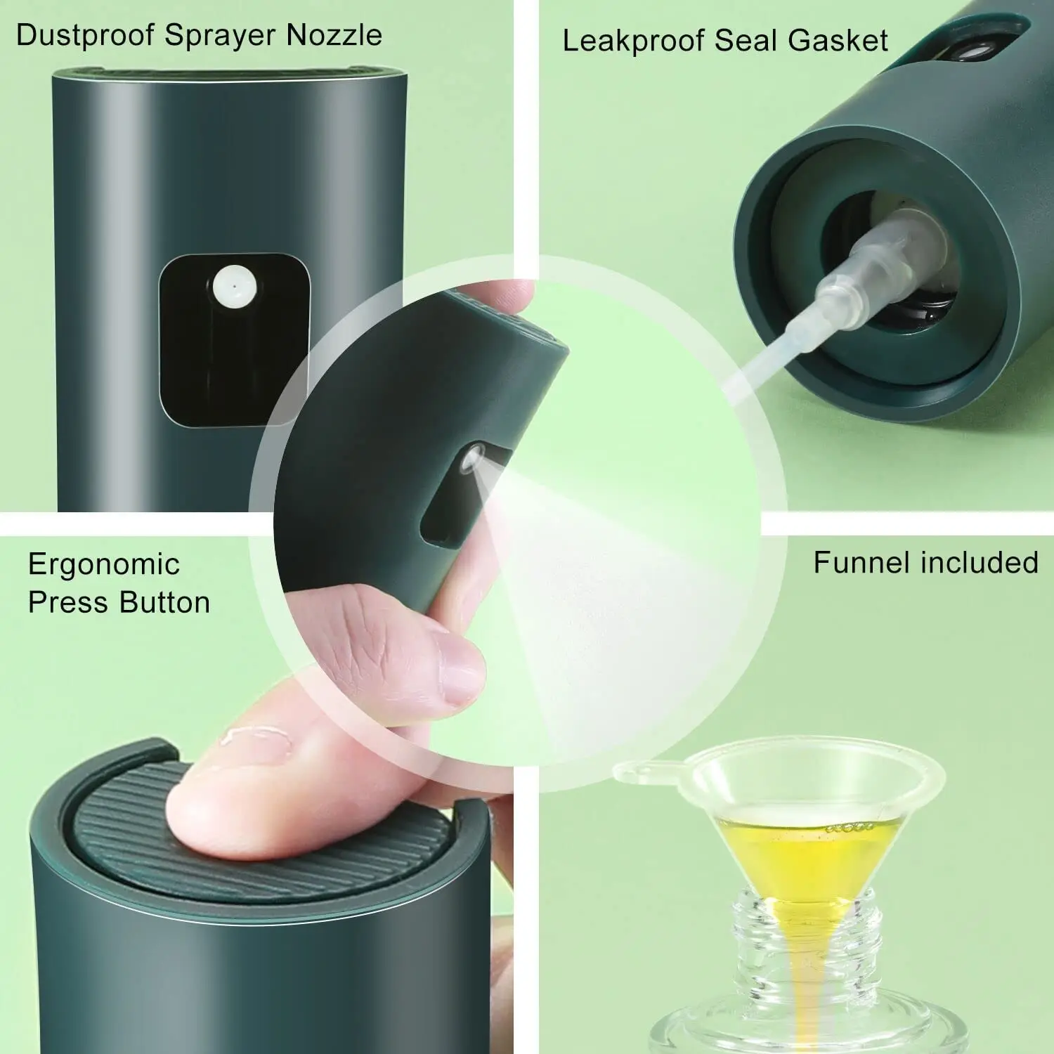 Стеклянный распылитель масла для приготовления пищи бутылка-распылитель