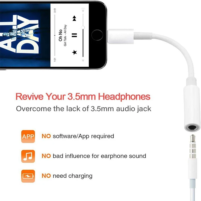 Untuk Iphone Aux Adapter Untuk Apple 
