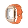 Cadre or rose + orange