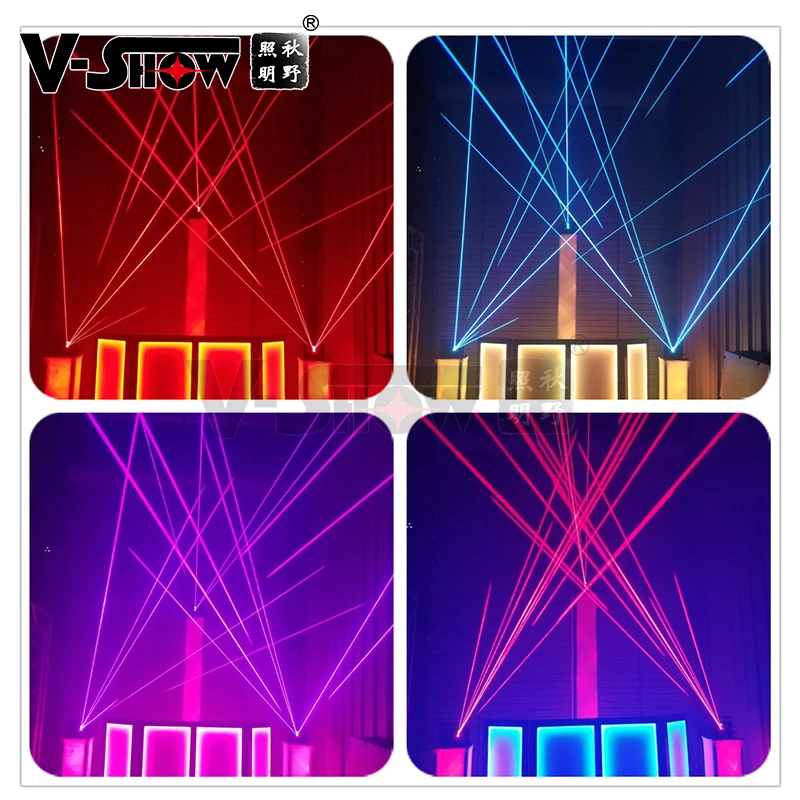 VSHOW L0303 Mini 3W Animation RGB DMX ILDA Laser Light 30K for Disco Event DJ Show