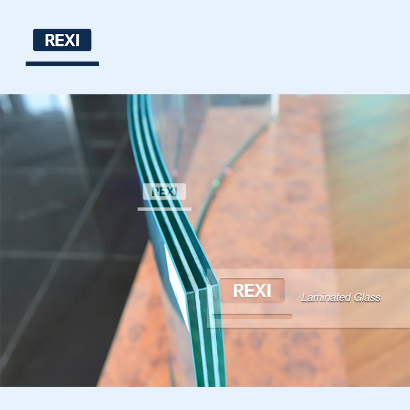 Laminated Glass PVB SGP Annealed Tempered Toughened Insulated clear Float Laminating Glass 331 441 552 6.38mm 8.38 10+1.52+10mm