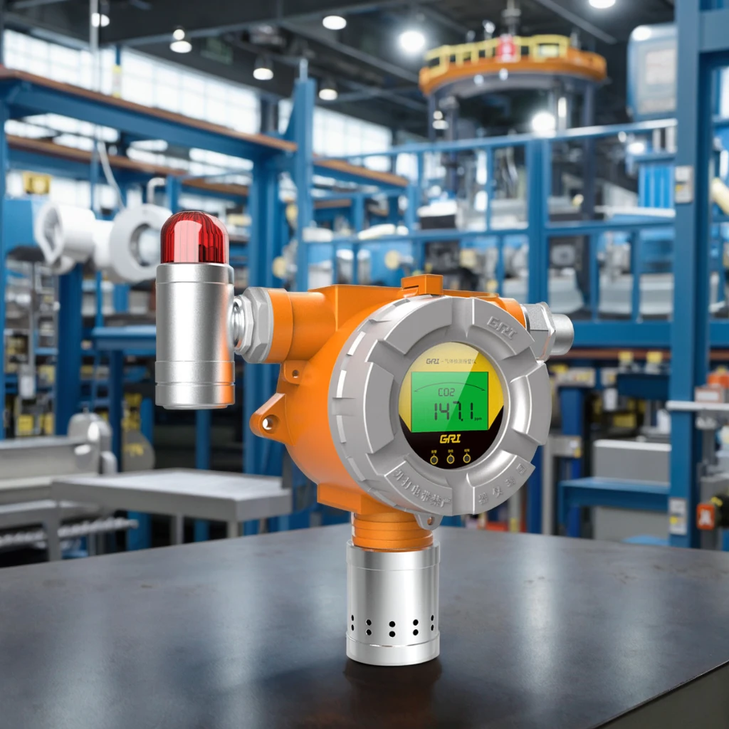 0-100%VOL CO2 NDIR Gas Detector - 24 Hours Online Analyzer