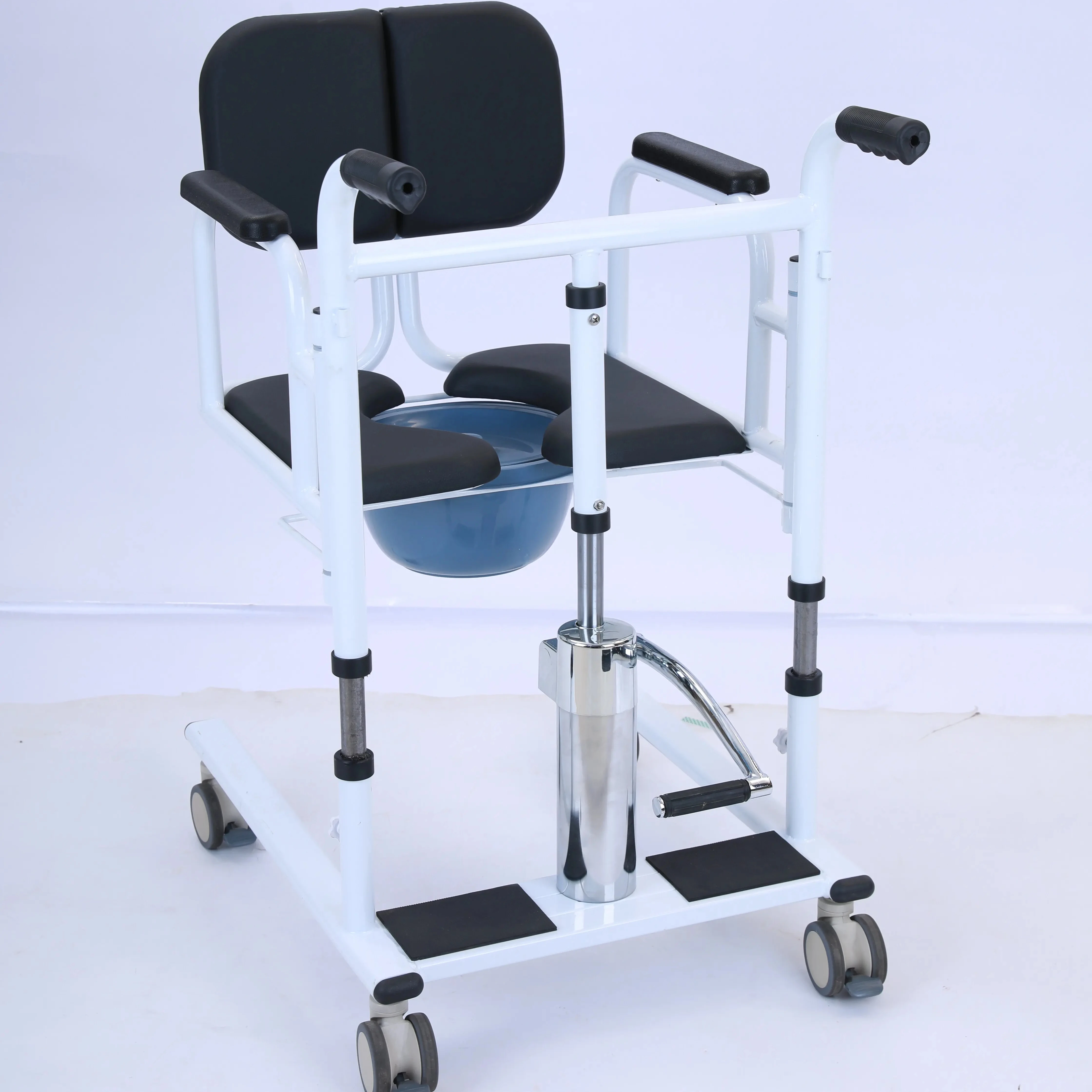 Cheap Hydraulic Patient Lift Chair with Potty for Bathroom Safety Equipment