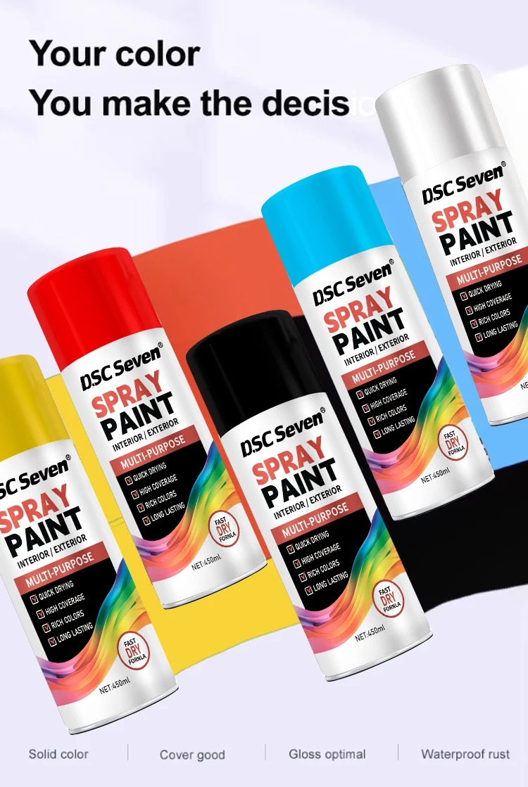 Industrial Grade Acrylic Liquid Coating Spray Paint High Temperature Resistant 400 ML for Machinery & Equipment Hedb5fe2adeb242c688ac762850d1ceccS