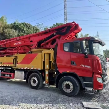 23 Years Sany Homemade 62m Used Concrete Pump Truck 324KW Power 56m Horizontal Conveying Distance Used