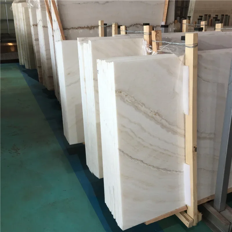 product white wood vein jade onyx marble slab for interior background wall design bar counter top white wooden onyx-4