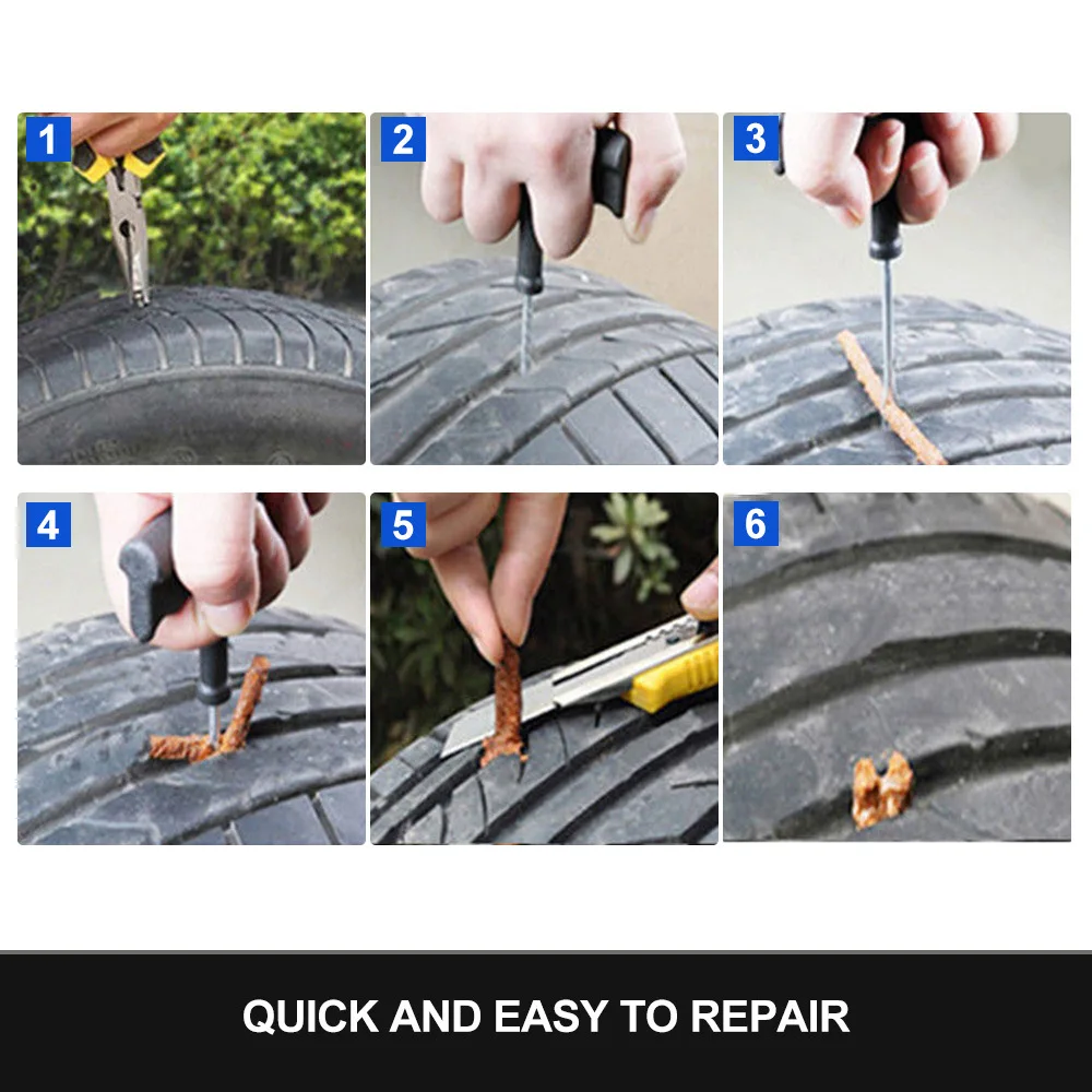 Hot Sale Car Tire Repair Tool Set Off-road Repair Portable Car and Motorcycle Repair Maintenance Tool Box