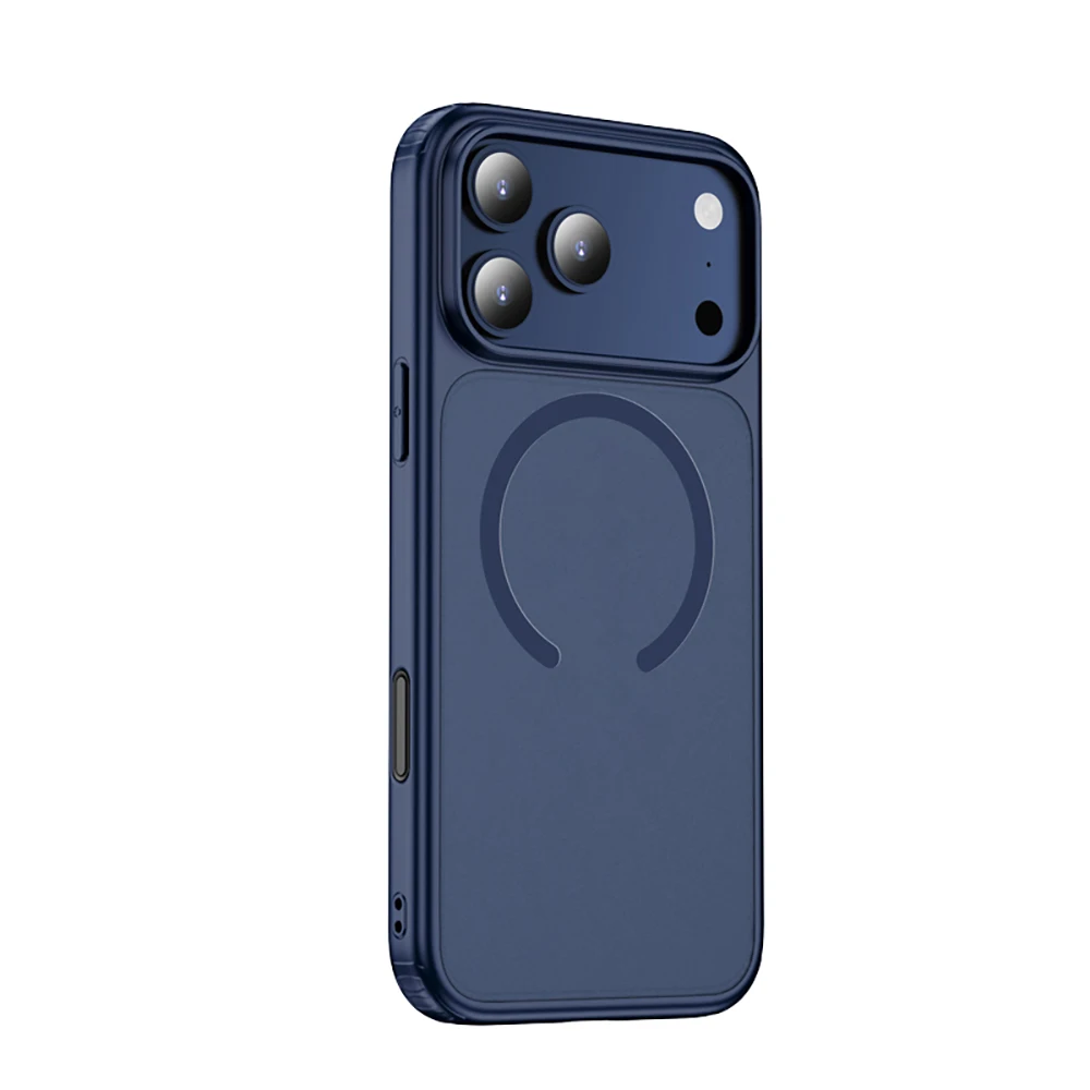 Laudtec Magnetic Matte Phone Cases For Iphone 17Air 16 15 Pro Max Skin-Feel Shockproof Shell Simple Business Thin Cover Sjk1094
