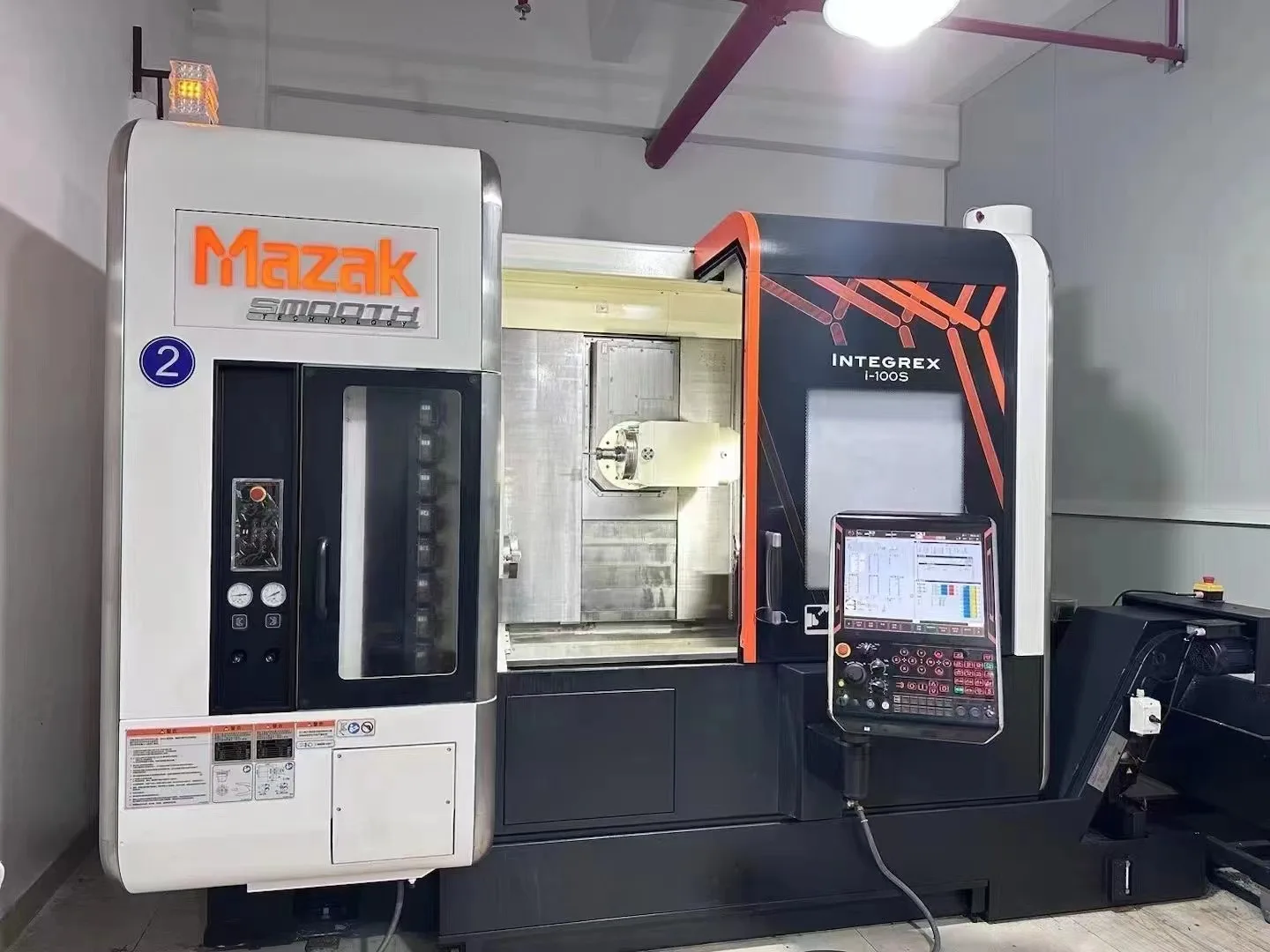 Japonya Mazak INTEGREX i-100S beş eksen torna ve freze bileşik Cnc