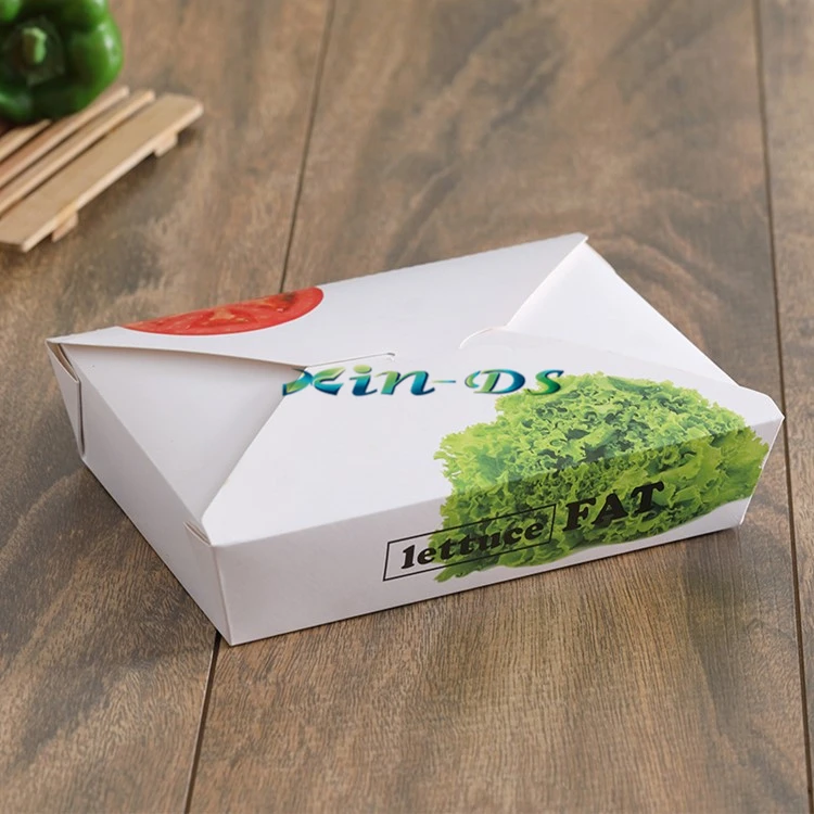 Restaurant use customized fast food packaging take out fast food box, disposable food containers