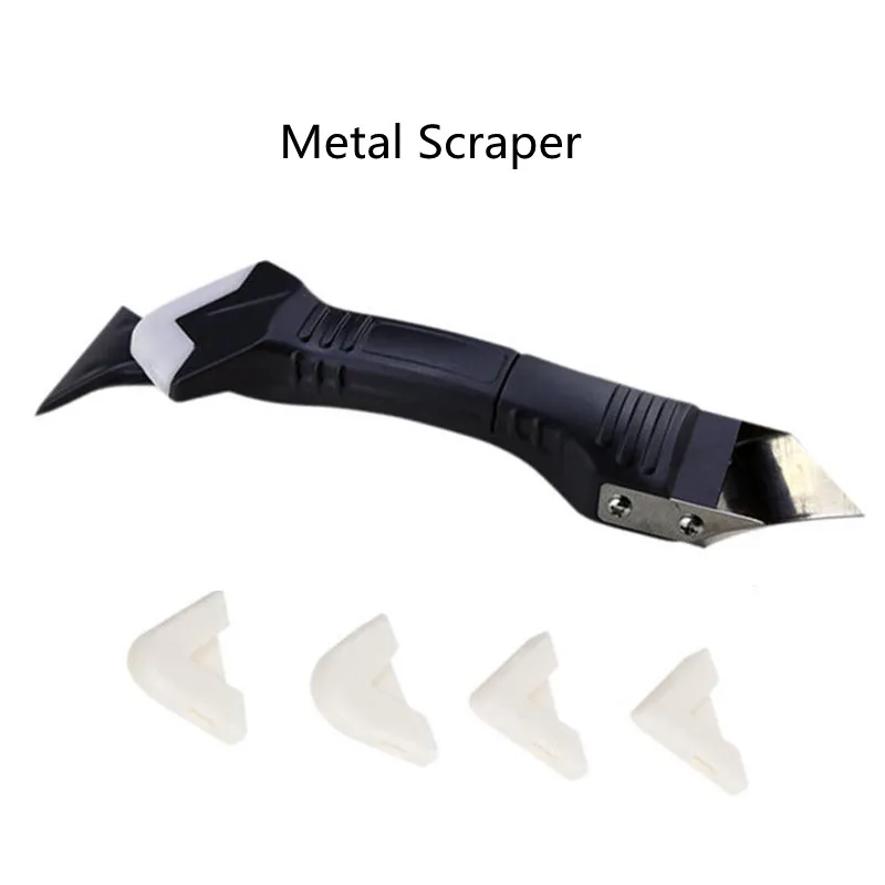 2021 New Design 3 In 1 Corner Caulking Removal Kit Angle Scraper Renovate Tool Silicone Sealant