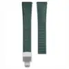 dak green + silver buckle