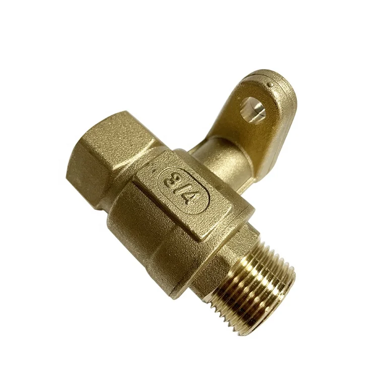 3/4" Customized Quality Forged Lockable Thread Brass Ball Valve
