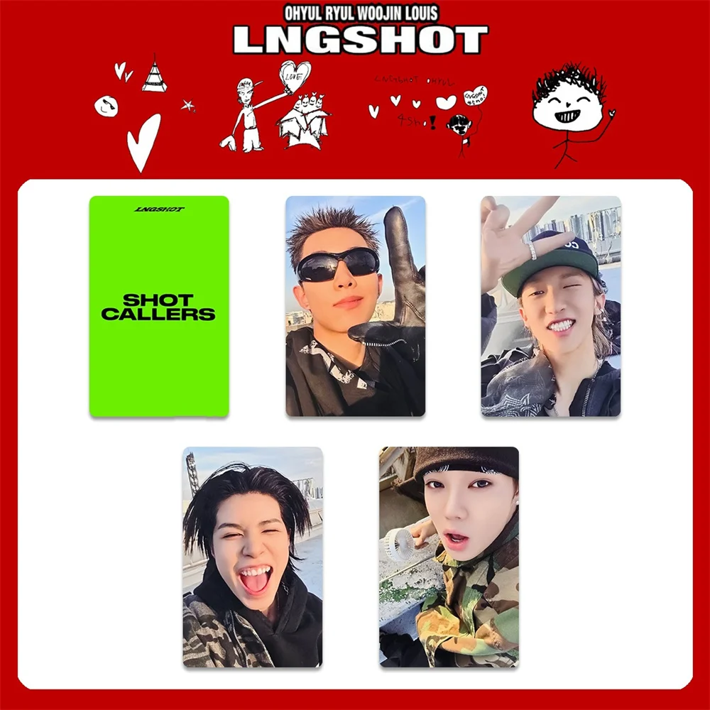 K-POPアイドル LNGSHOT SHOT CALLERS アルバム 4枚セット ロモカード
