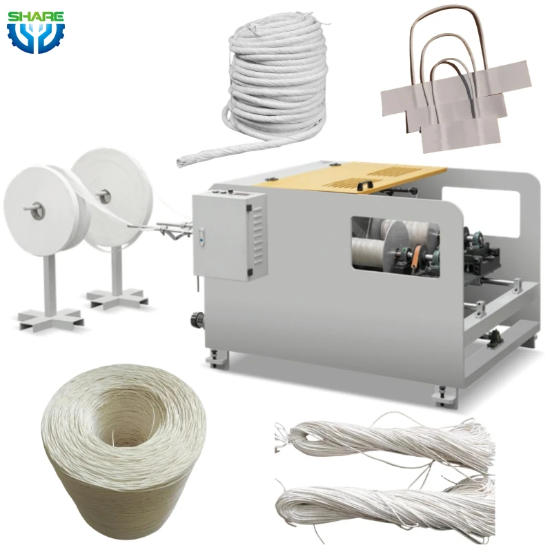 Twisted Paper Bag Rope Handle Making Machine for Paper Cord