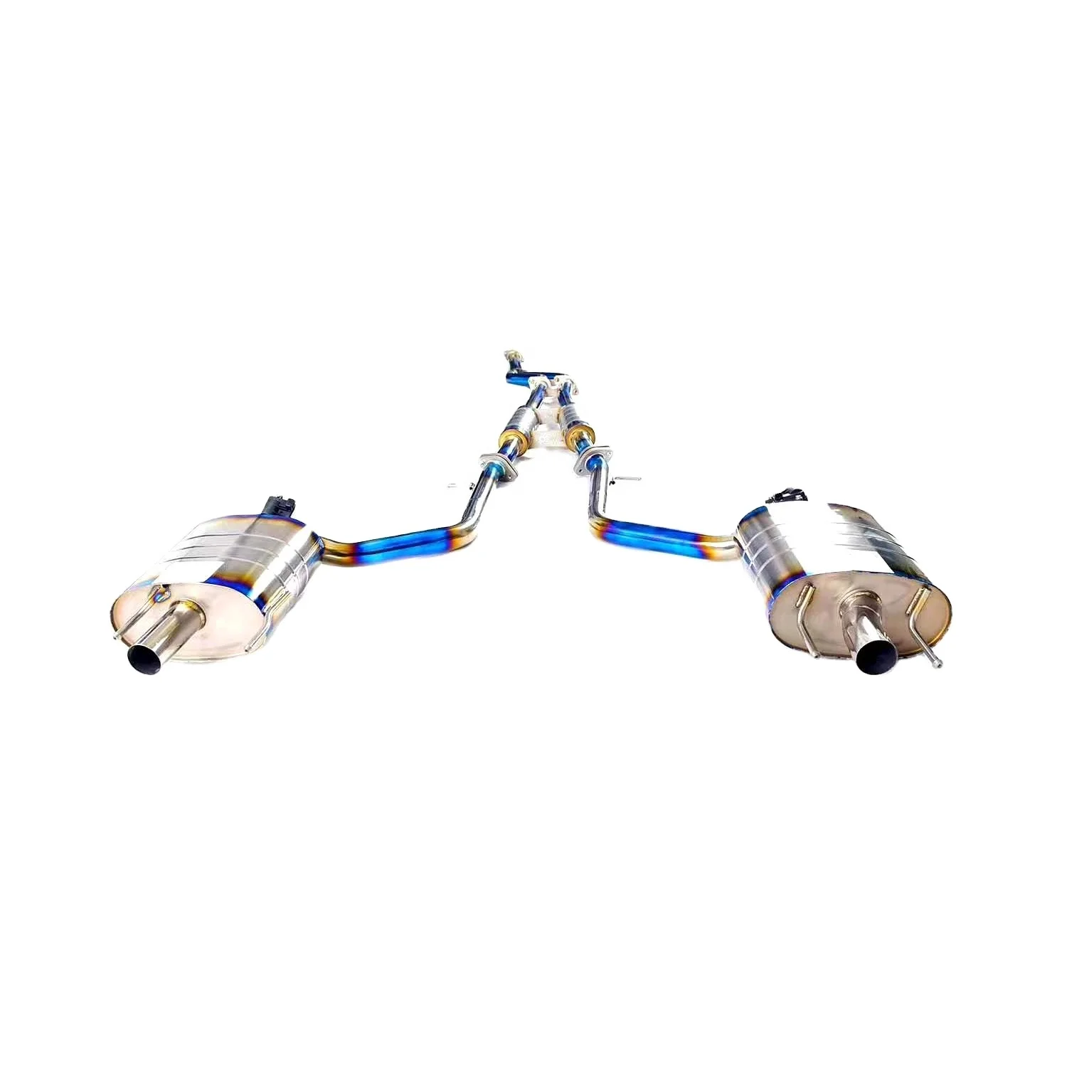 Easy Fitment Active Sound Titanium Performance Exhaust Muffler Tips for Lexus GS300 2.0T MY 2015 With Gesture Valve Control