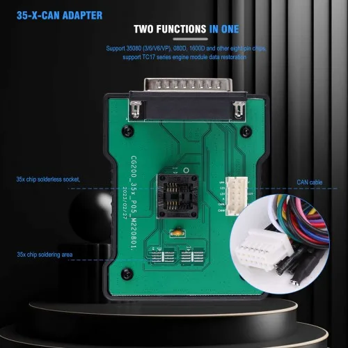 CG100X Programmer Diagnostic Tool Supports MQB for Airbag Reset Mileage Adjustment & Chip Reading Truck & Diesel Models