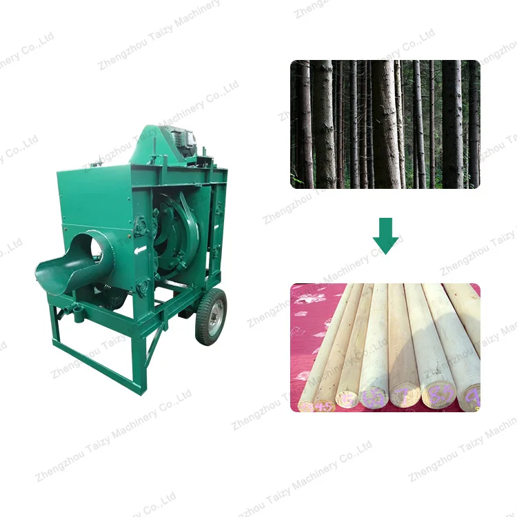 Full Automatic Trunk Bark Peeler Tree Peeling Machine