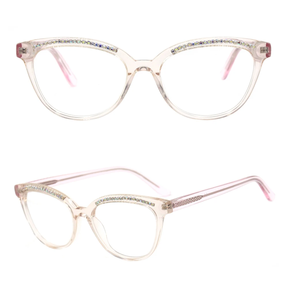 K133 Occhio Di Gatto In Acetato Ottico Trasparente Trasparente Con Strass  Eyewear - Buy Strass Eyewear,Occhiali Da Vista In Acetato,Occhi Di Gatto  Occhiali Product on Alibaba.com