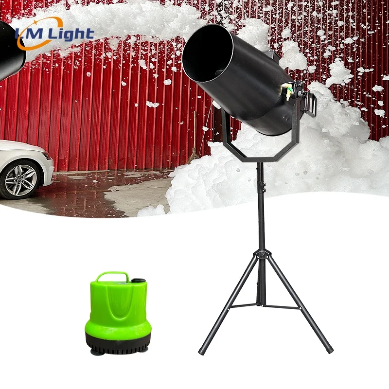 LM Factory 3000W Large Bracket Style Pool Party Foam Machine Outdoor Foam Cannon for Stage DJ Event Kids Water Park
