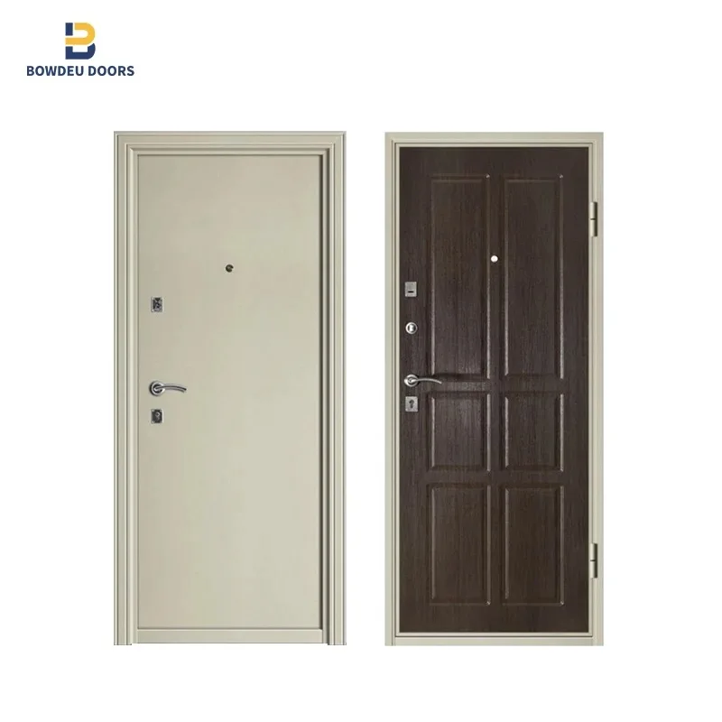 Russia Style Wrought Iron Entrance Armored Security Steel Door Aluminum Steel Bullet Proof Security Doors