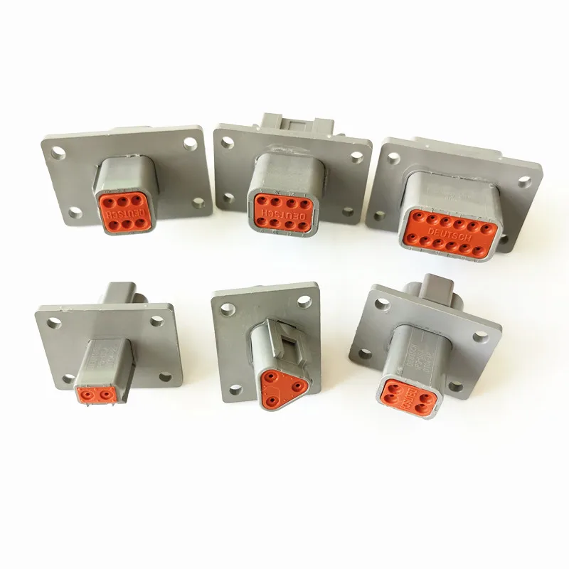 Deutsch Flange Mount Connector Dt 2/3/4/8/12 Pin Male Connector