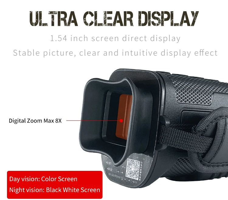 Rechargeable Hand Held Portable Monocular Night Vision factory