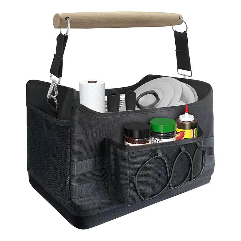 Factory Oem Custom Outdoor Barbecue Grilling Tools Bag Carry Griddle