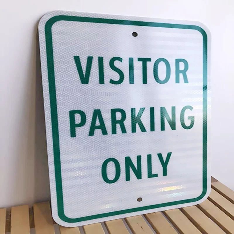 Aluminum parking sign and aluminum road sign with UV printing aluminum