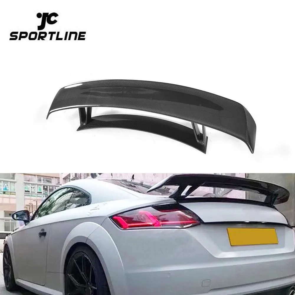 Audi TT TTS 8J Carbon Fiber Ducktail Spoiler - Enhance Style